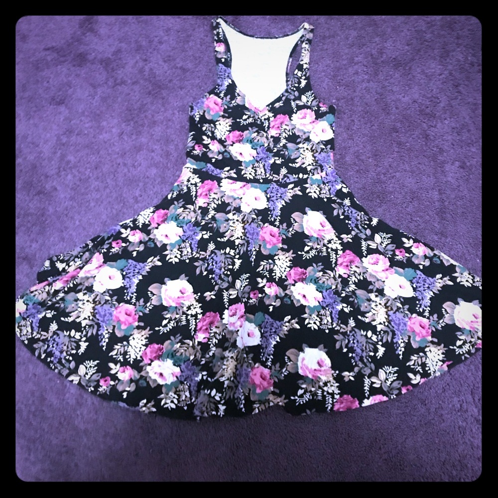 Floral A-Line Dress